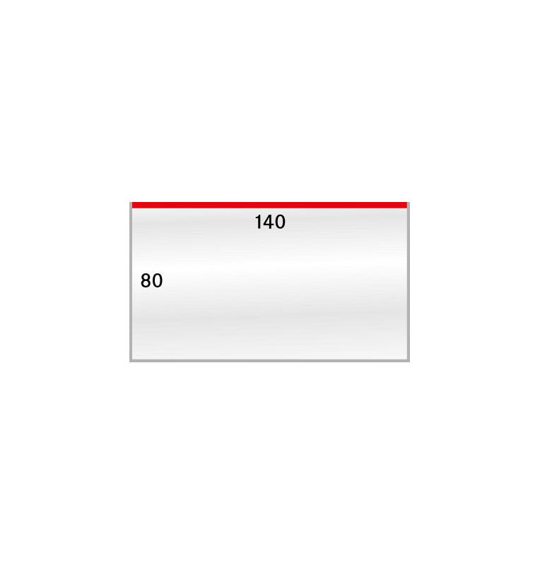 Fundas protectoras Linder medida interna: 140 x 80 mm paquete de 50 unidades